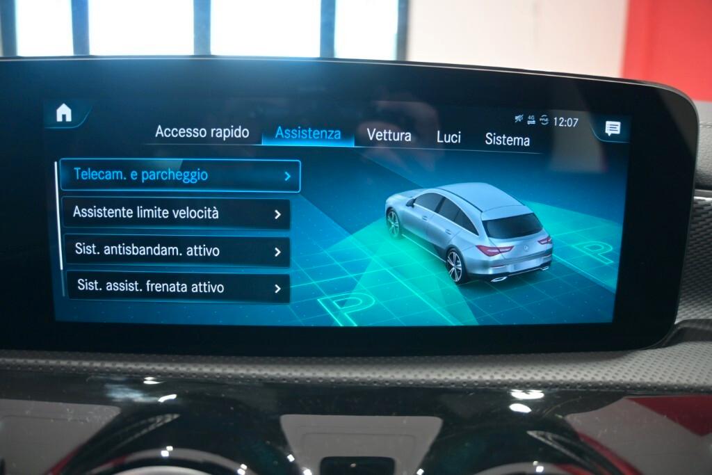 MERCEDES-BENZ CLA SHOOTING BRAKE 180D 115CV AUTOMATIC BUSINESS SOLUTION ( FARI LED - PELLE - AMBIENT LIGHTS - CRUISE - NAVI PREMIUM - PARK ASSIST - CERCHI 18 )