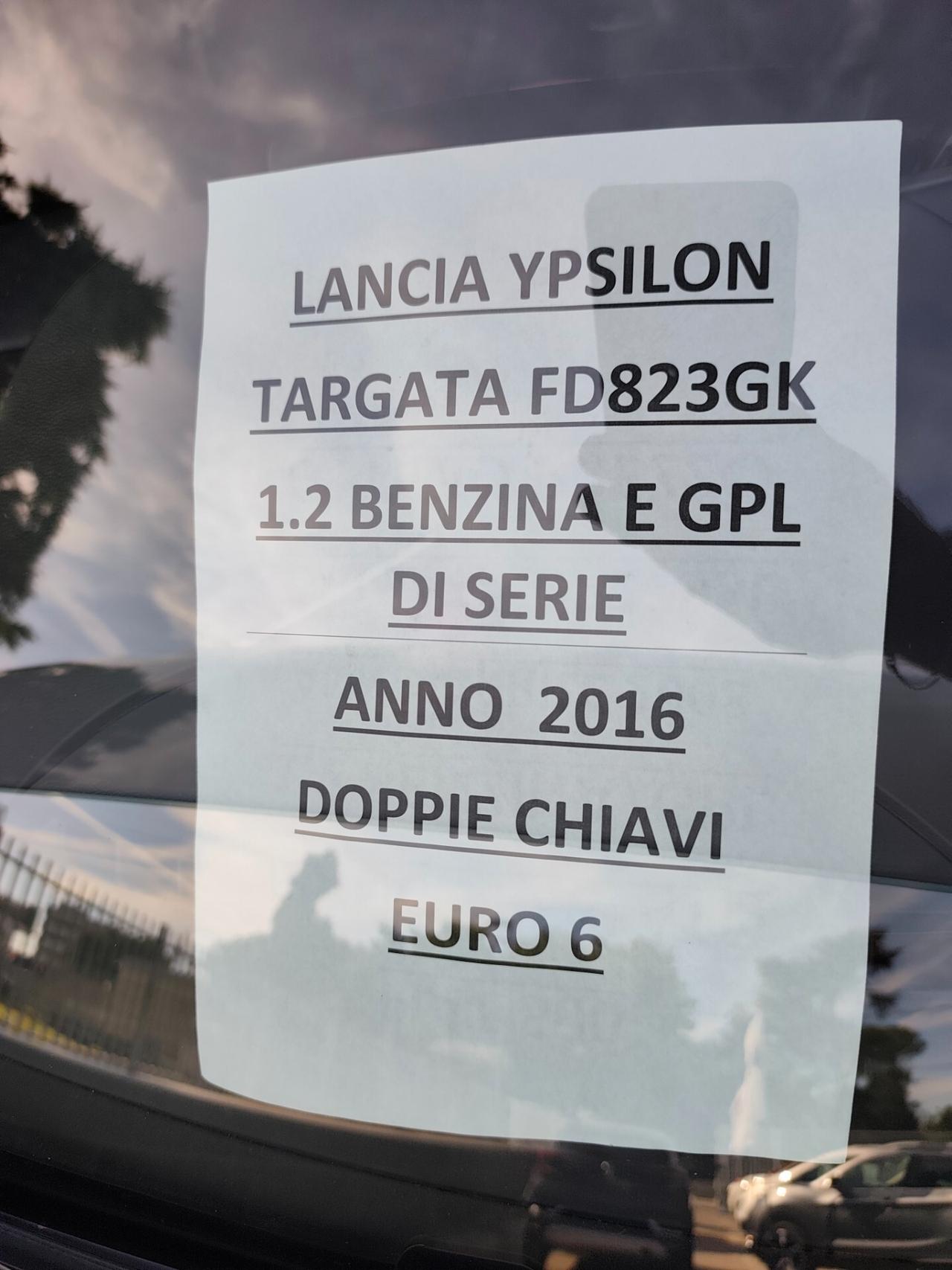 Lancia Ypsilon 1.2 BENZINA E GPL DI SERIE Ecochic