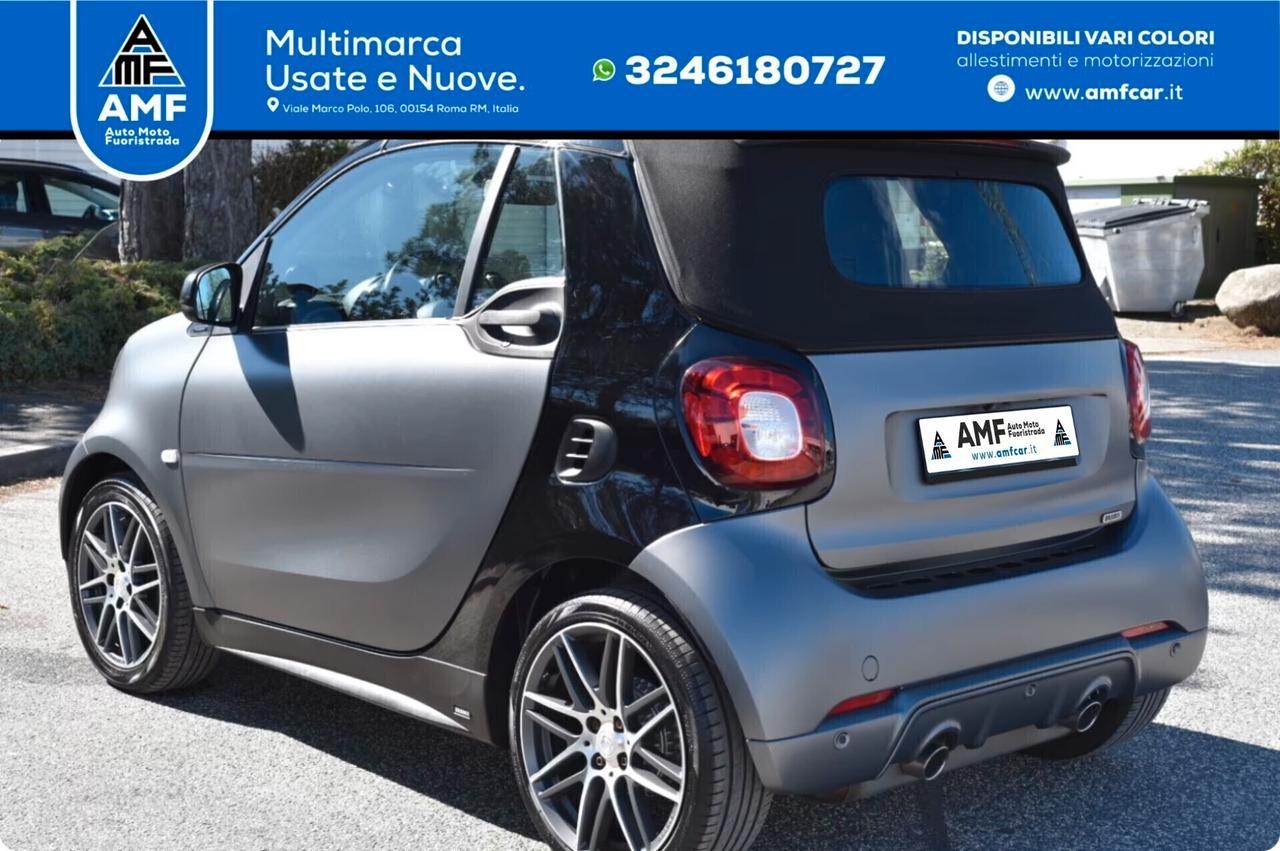 Smart ForTwo BRABUS 109cv Cabrio GRIGIO OPACO NAVICAMERA JBL