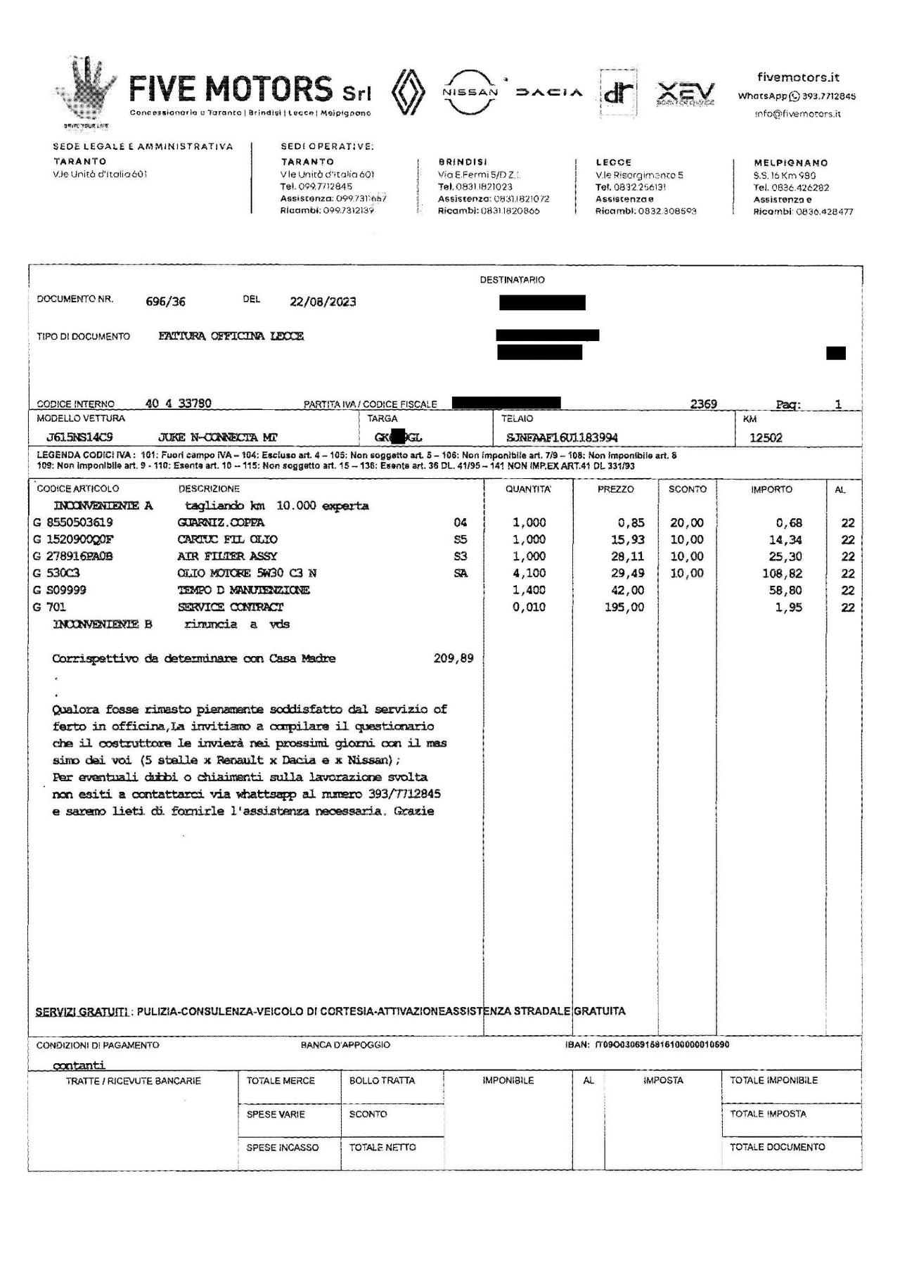 Nissan Juke 1.0 DIG-T 114 CV N-Connecta