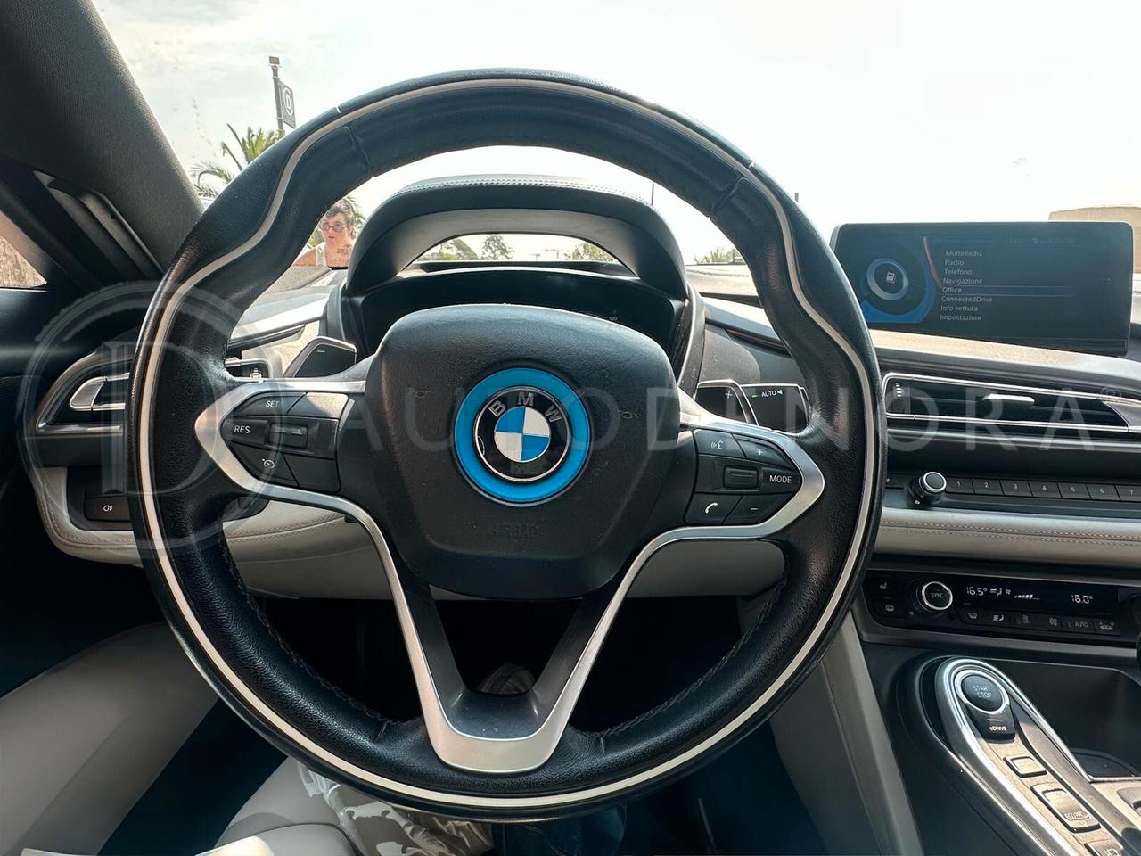 Bmw i8#HYBRID#AUTO#CARBONIO#LED#PELLE#NAVI#CAM