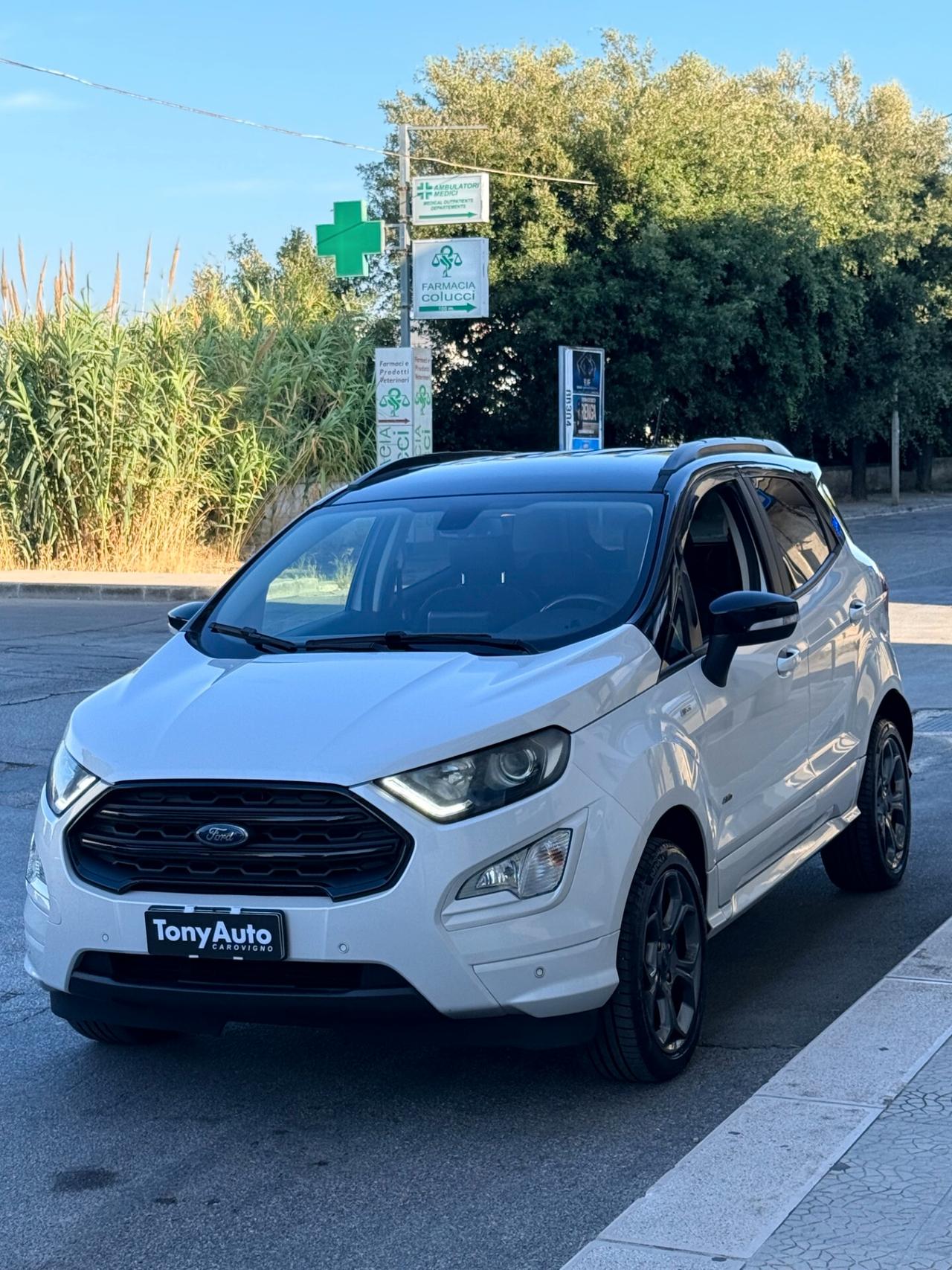 Ford EcoSport 1.5 ecoblue ST-Line Black Edition NAVI,TELECAMERA,ANDROID AUTO,APP CONNECT,ALCANTARA,SCHERMO DIGITAL