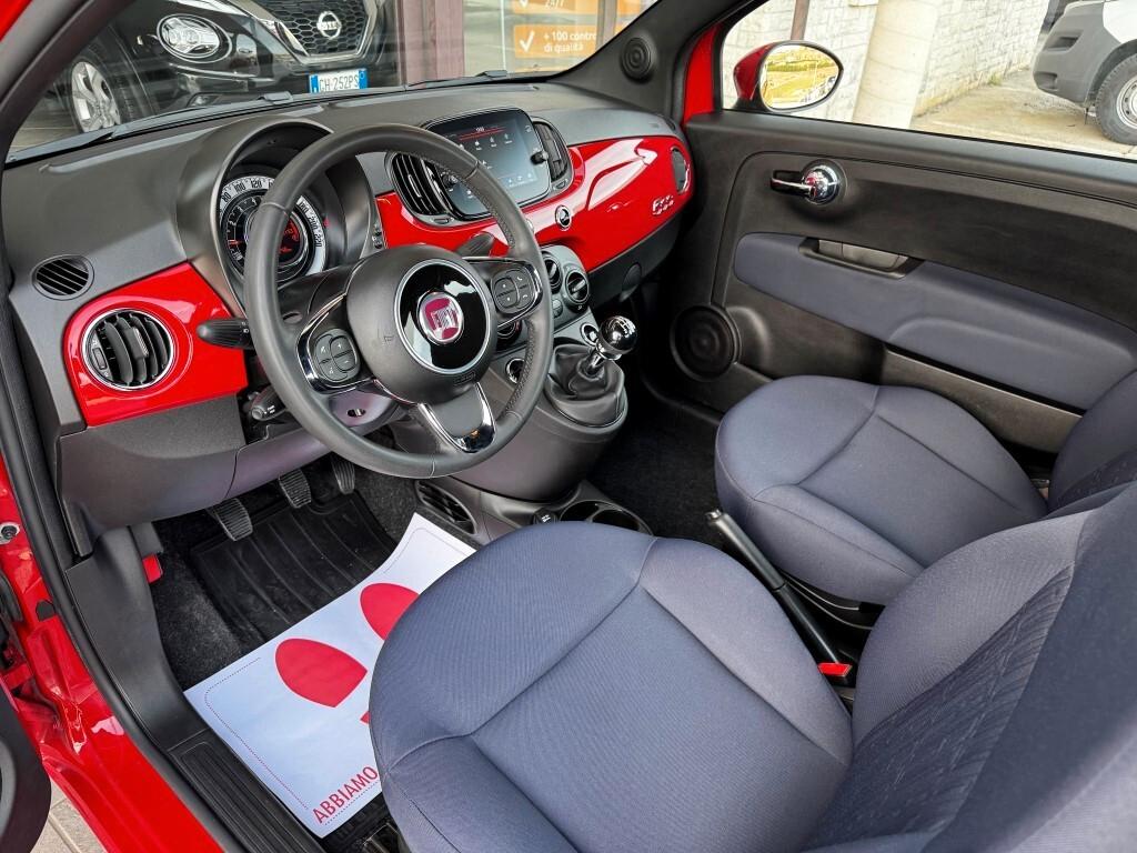 Fiat 500 C 1.0 Hybrid Red