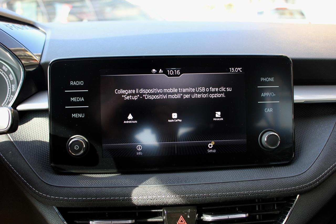 SKODA FABIA 1.0 TSI DSG 110 CV STYLE APPLE CAR PLAY SENSORI