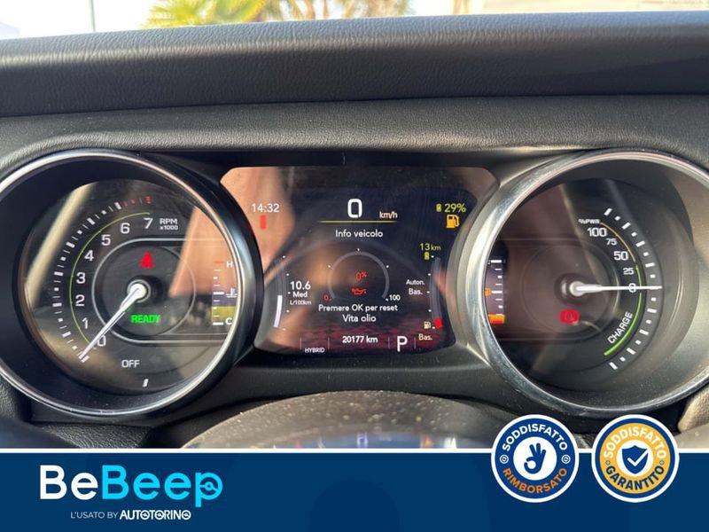 Jeep Wrangler UNLIMITED 2.0 ATX PHEV SAHARA 4XE AUTO
