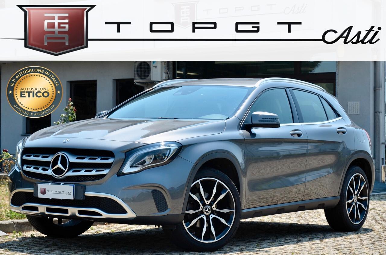 MERCEDES-BENZ GLA 200 SPORT 156cv MANUALE, EURO 6B, UFF ITALIANA, FULL LED HIGH BEAM, RETROCAMERA, NAVI, 19", PERMUTE