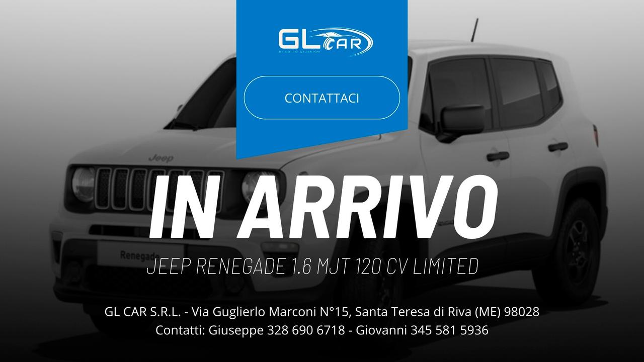 Jeep Renegade 1.6 Mjt 120 CV Limited