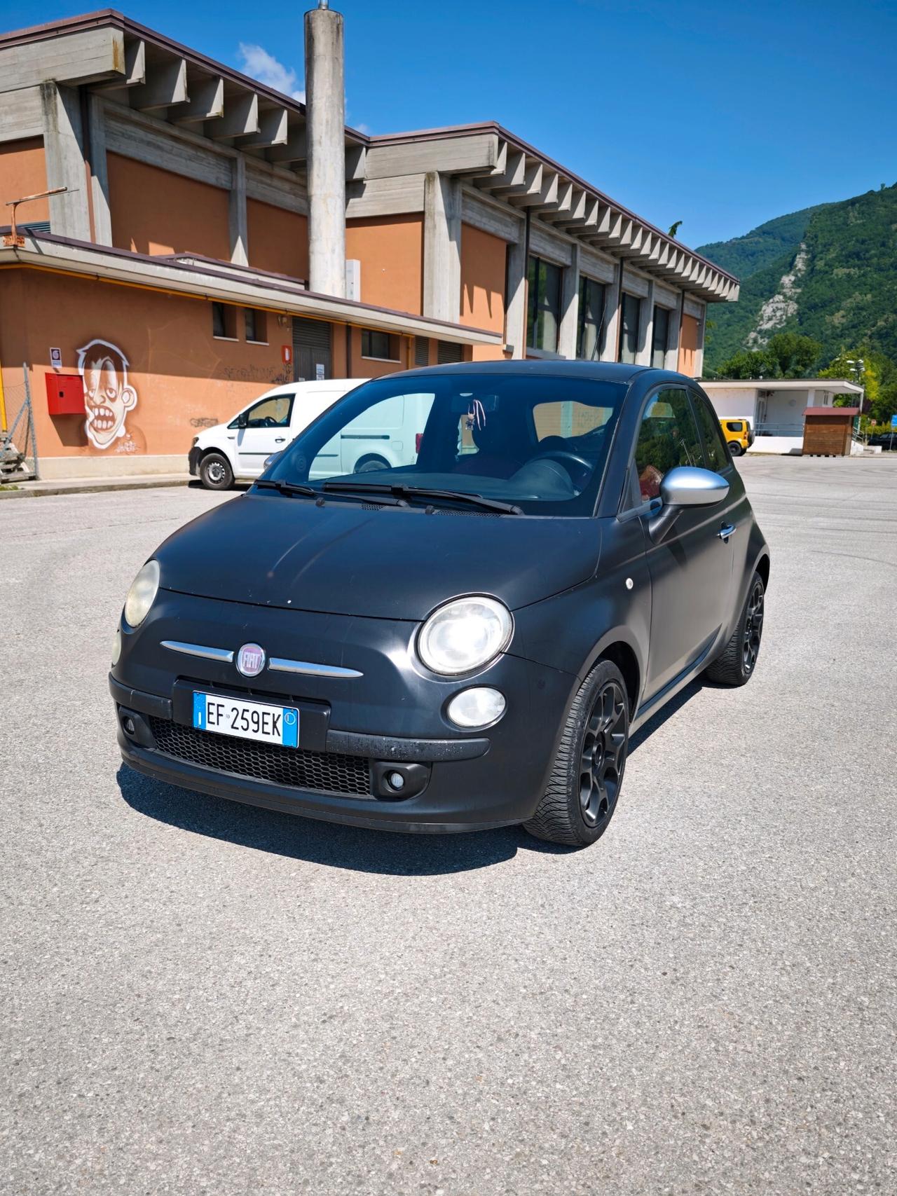 Fiat 500 1.3 Multijet 95 CV Black Matt (nero opaco)