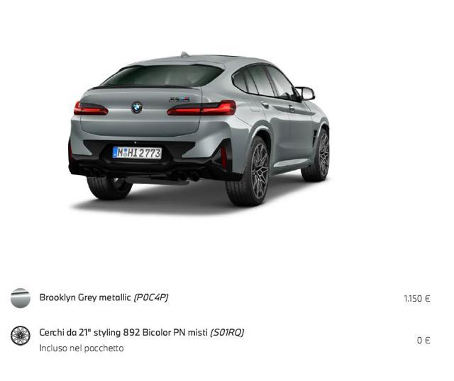 BMW X4 M Competition +m comp pack+carbon+21