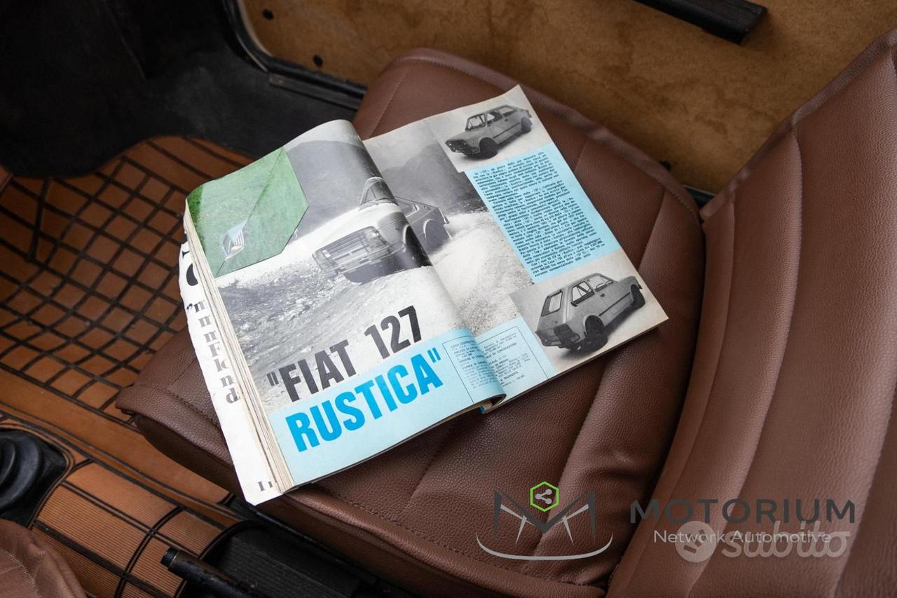 Fiat 127 "RUSTICA" - TARGA NERA ORIGINALE
