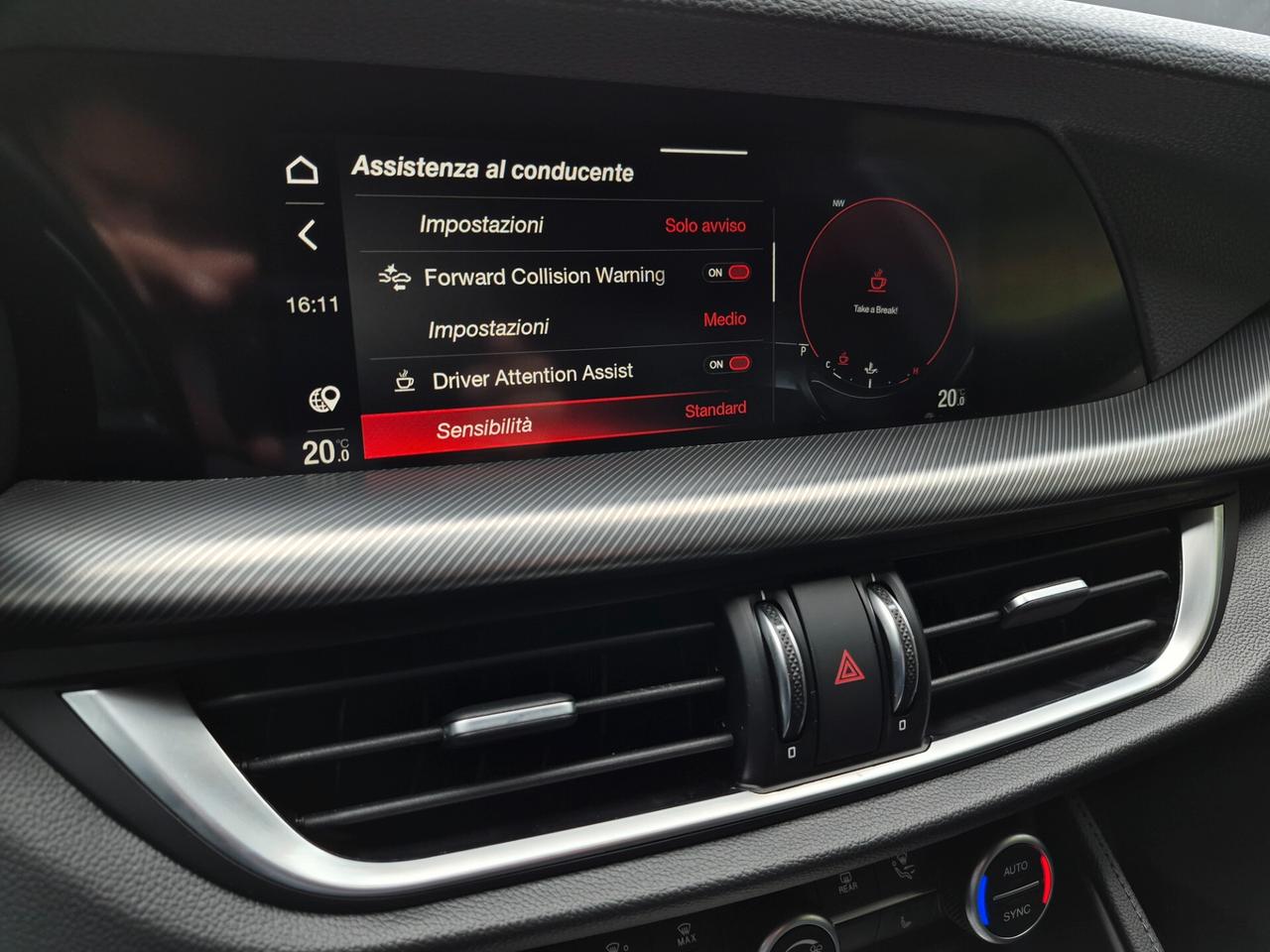 Alfa Romeo Stelvio VELOCE Q4 AT8 2.2 MTJ 210CV TOTAL BLACK C20"