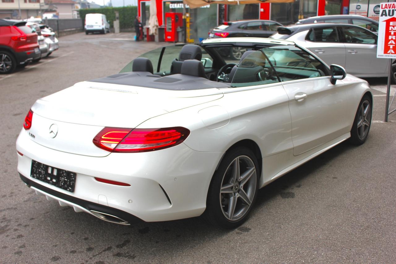 Mercedes-benz C 180 AMG CABRIO SPORT AUTOMATICA INTERNI SPORT ANTRACITE