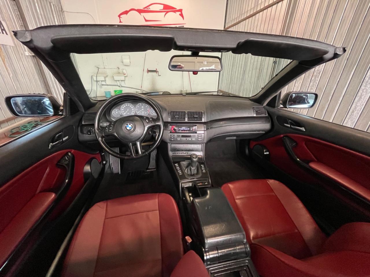 Bmw 330 CI cat Cabrio pelle rossa assetto