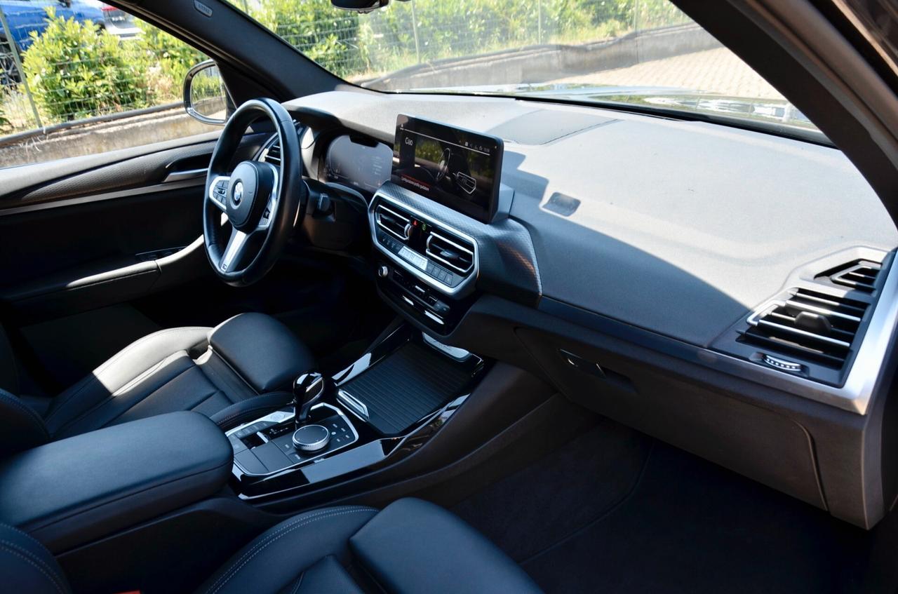 BMW X3 XDRIVE20d MHEV 48V MSPORT 190cv AUTO, UFF ITALIANA, GARANZIA BMW, SERVICE BMW, EURO 6D, FULL LED, RETRO 360°, PERMUTE
