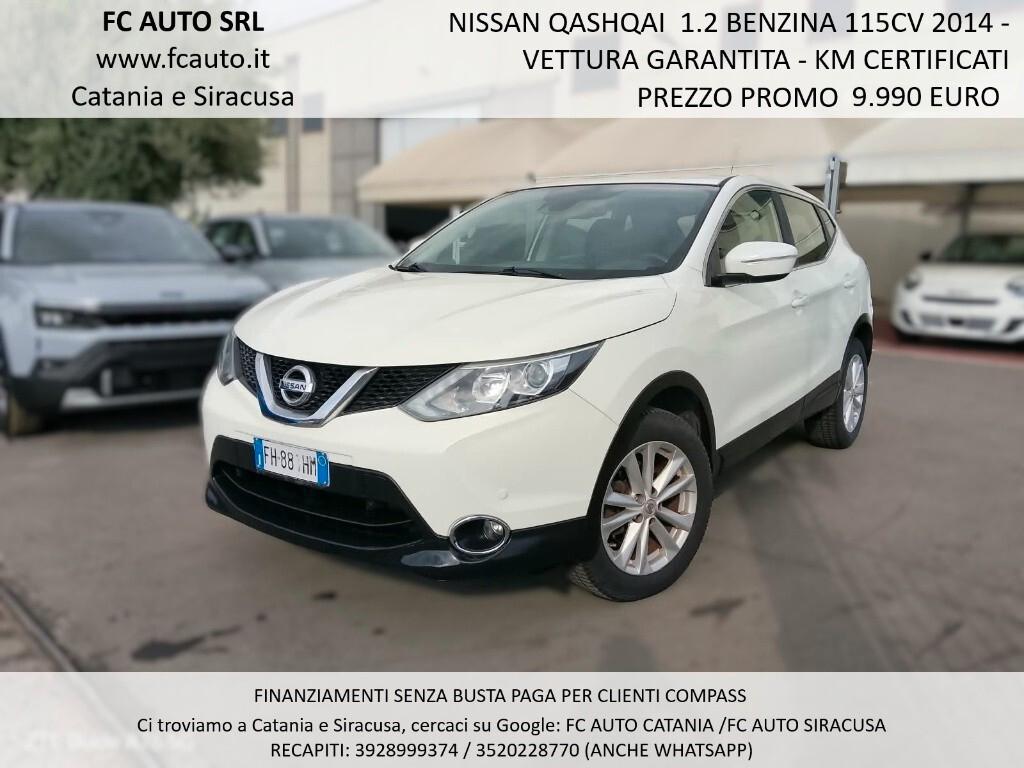 Nissan Qashqai 1.2 DIG-T Acenta 2014 - PARI AL NUOVO - UNI PROP