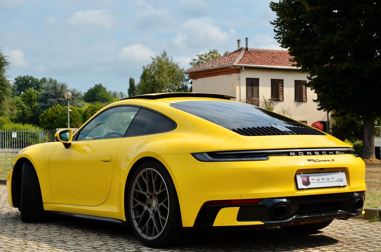 PORSCHE 992 911 COUPE 3.0 CARRERA S 450cv PDK, APPROVED 7/26, SERVICE PORSCHE, TETTO, ASSE POST STERZANTE, MATRIX, HI-FI BOSE, SCARICO, PERMUTE