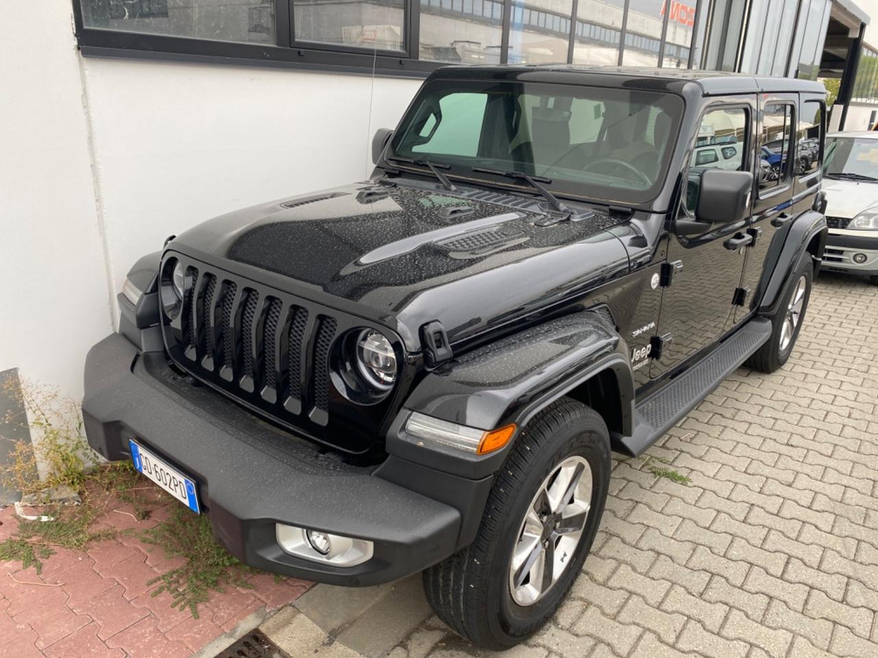 Jeep Wrangler Unlimited 2.0 Turbo Sahara 7500 km TUTTI ACCESSORI NUOVI ORIGINALI