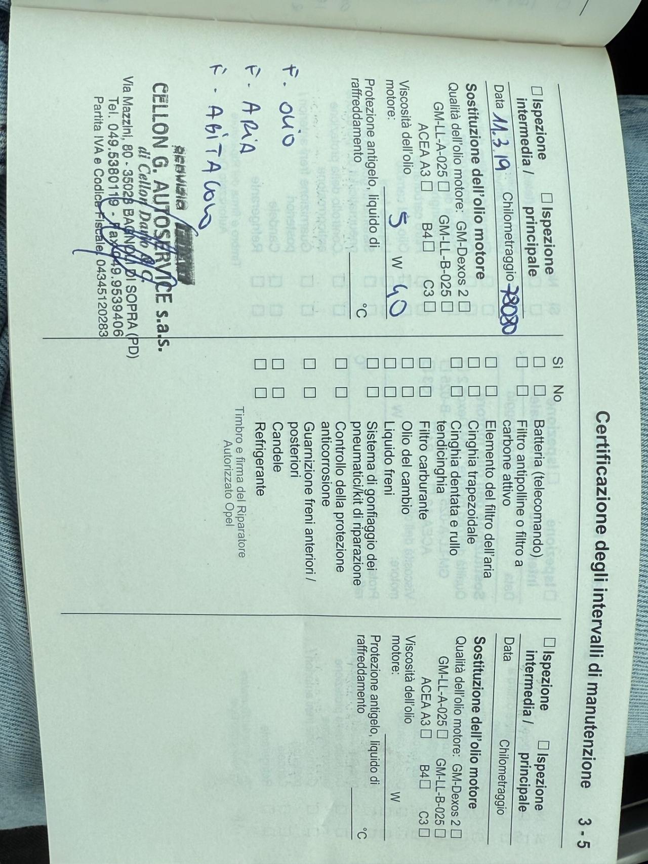 Opel Astra 1.6 115CV 5 porte Cosmo