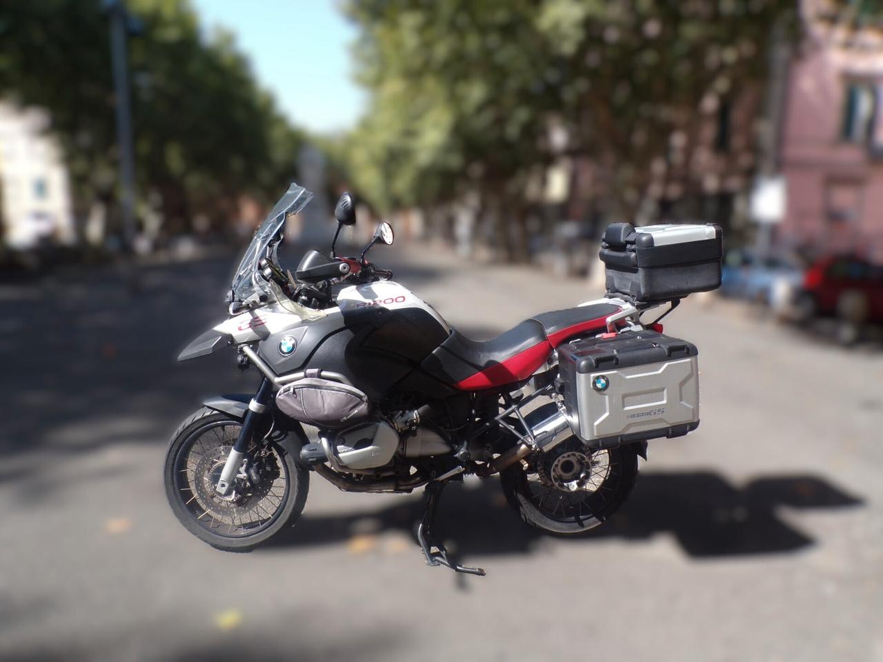 Bmw R 1200 GS Adventure DAKAR | TRIS BORSE ORIGINALI FARO ANT. A LED NAVI 4 FARETTI PROFONDITA'