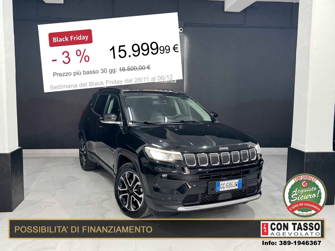 Jeep Compass 1.6 Multijet II 2WD Limited