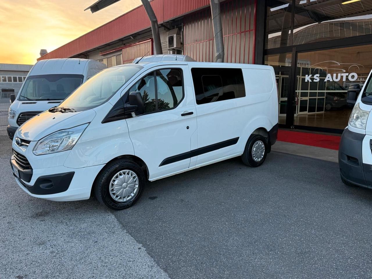 ford transit CUSTOM VAN 6 POSTI AUTOCARRO DOPPIA CABINA