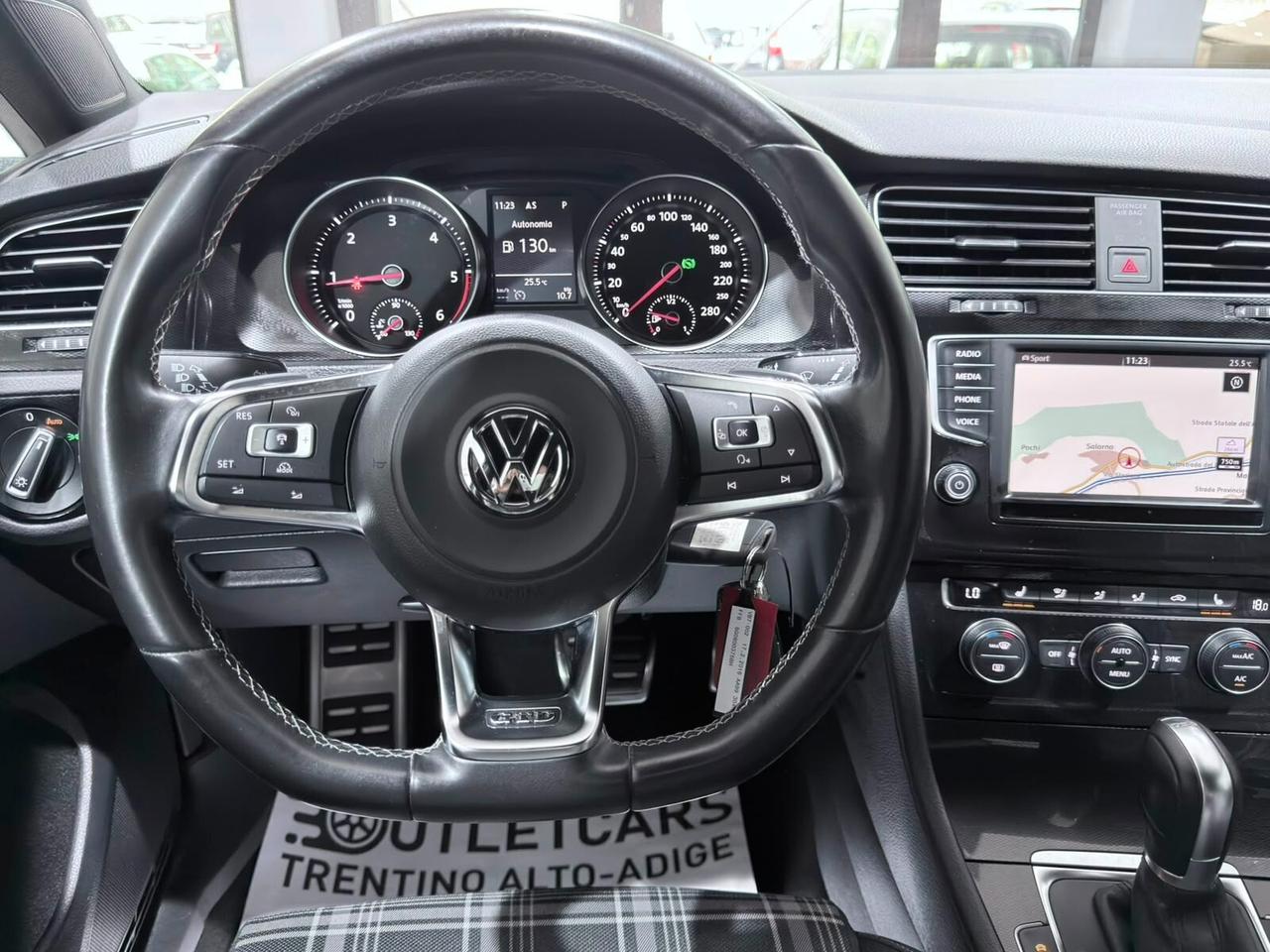 VOLKSWAGEN GOLF GTD 2.0TDI 184CV DSG 5P 2016