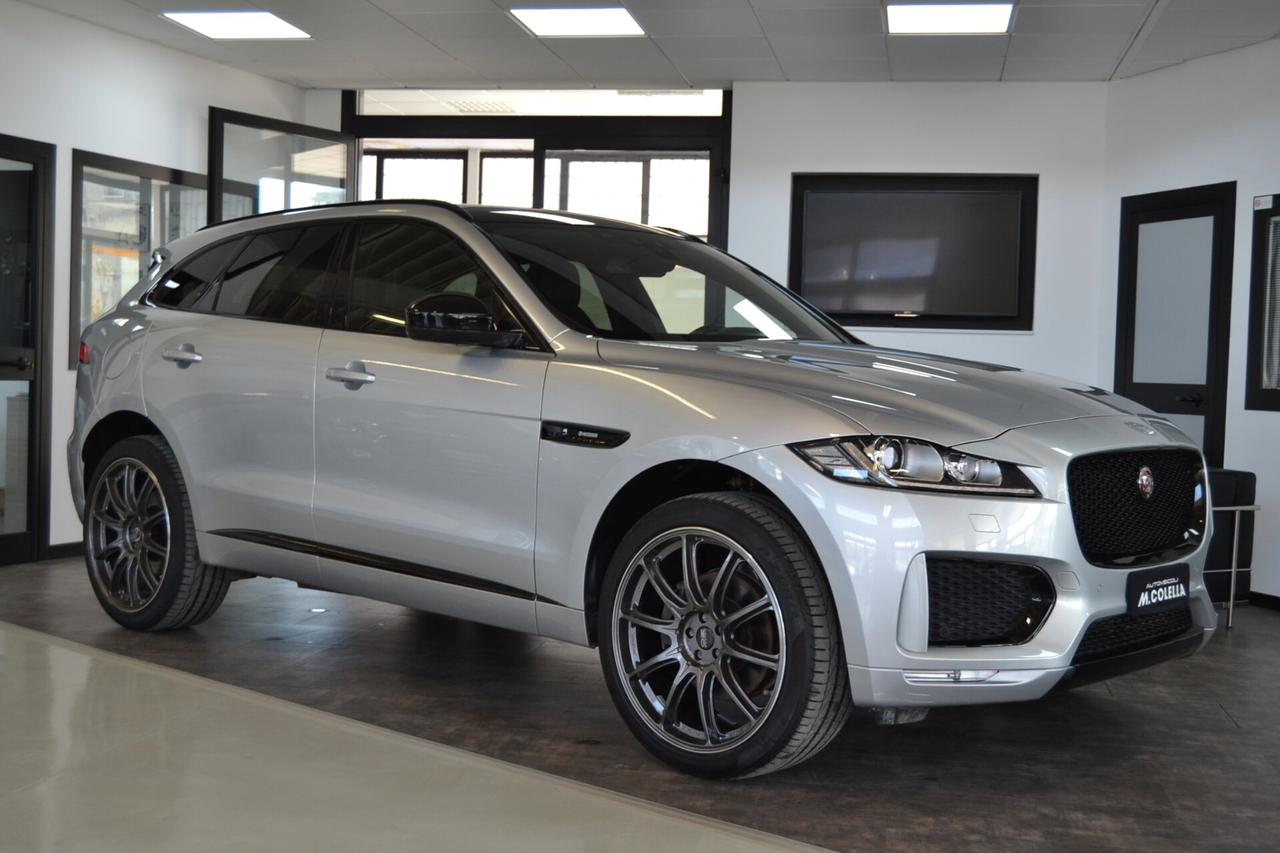 Jaguar F-Pace 2.0 D 240 CV AWD aut. R-Sport KmDoc/Tetto/Cruise