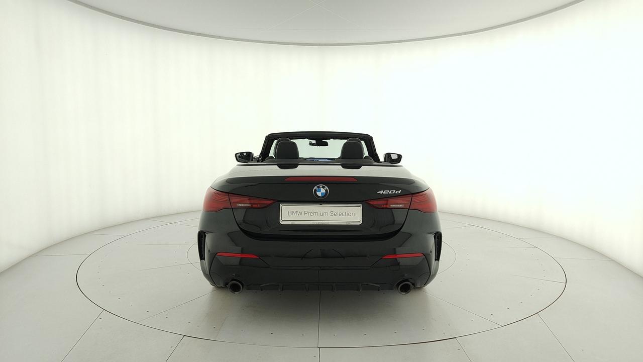 BMW Serie 4 G23 LCI 2024 Cabrio - 420d Cabrio mhev 48V MSport Pro auto