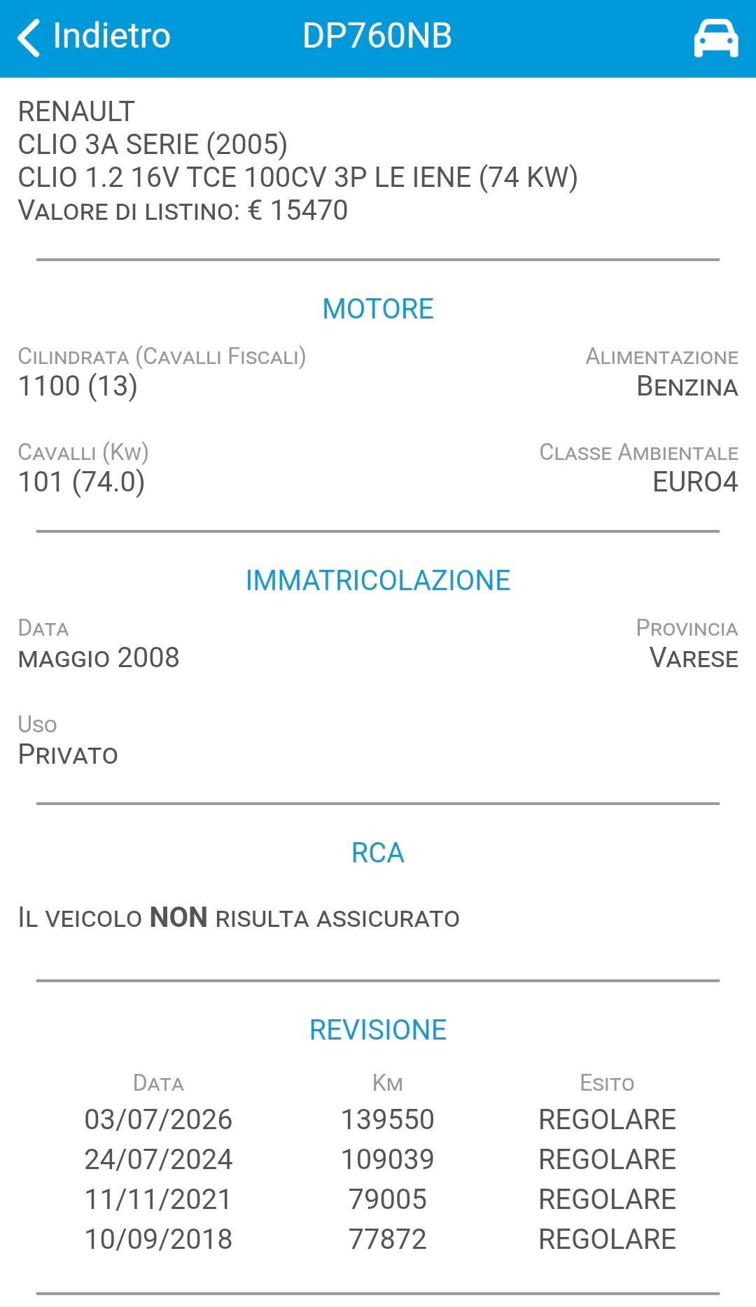 Renault Clio 1.2 16V 3 porte Le Iene