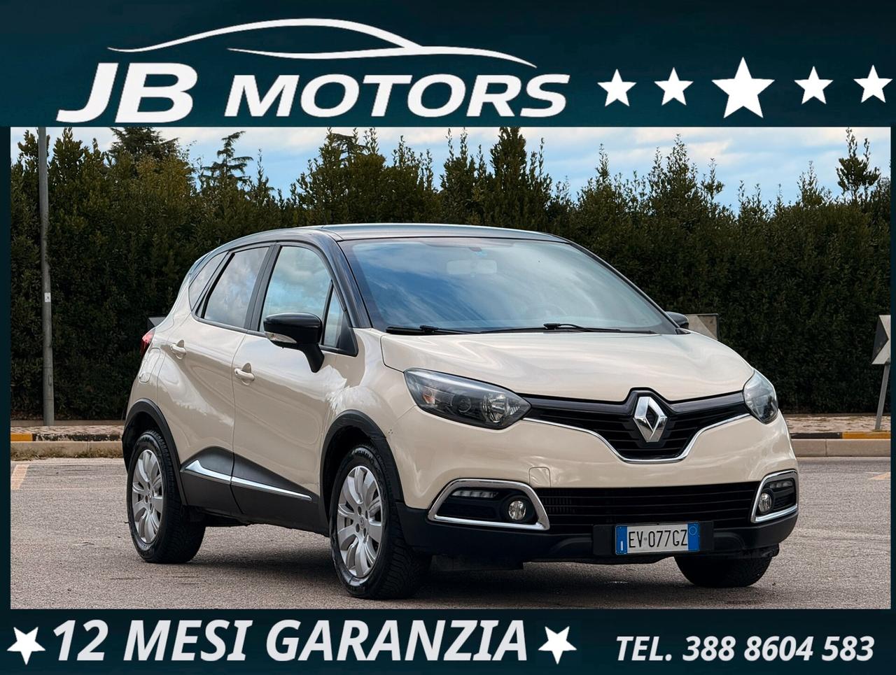 Renault Captur 1.5 dCi GARANZIA 12 MESI