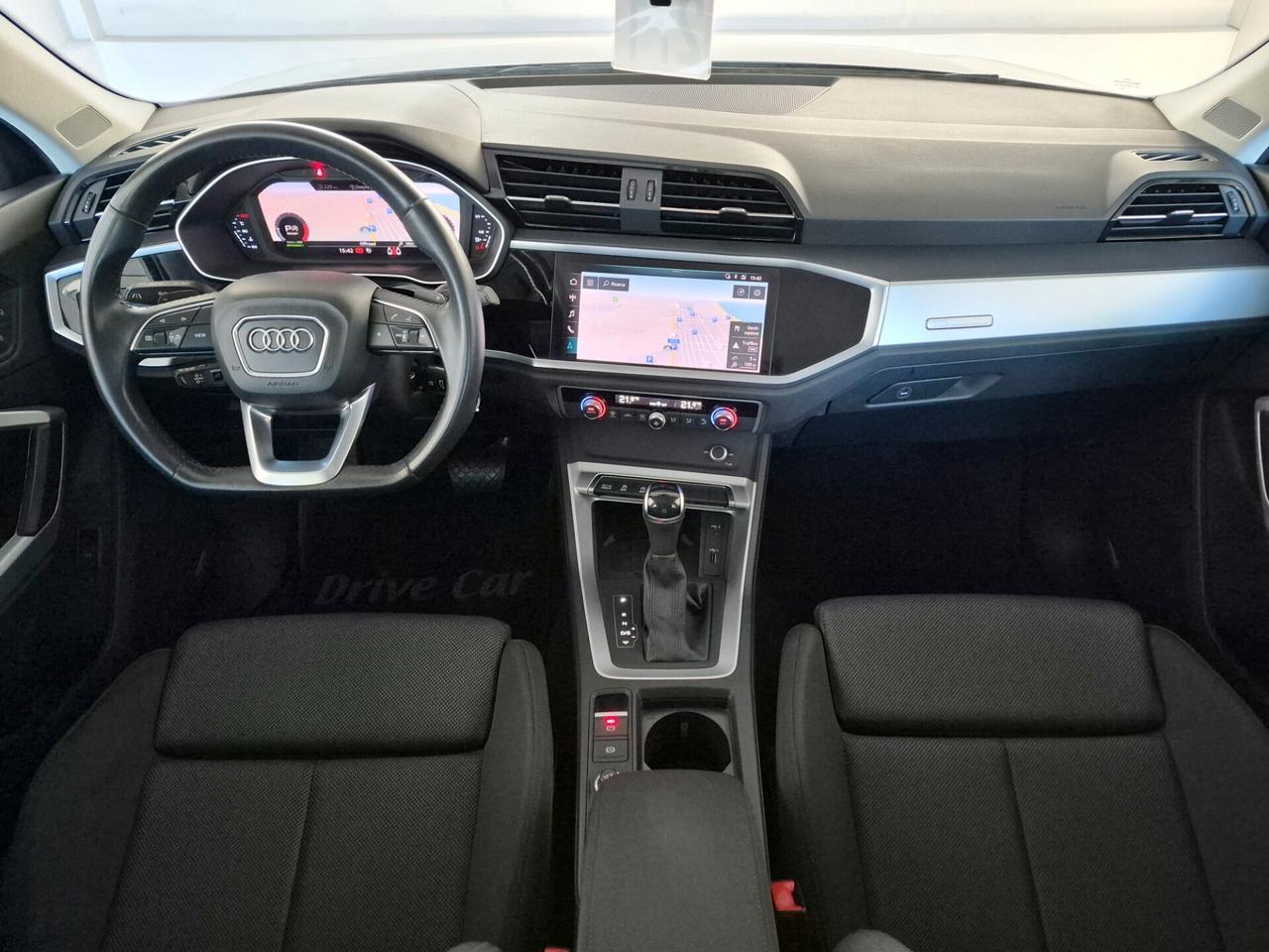 Audi Q3 SPORTBACK 35 TDI S LINE S-TRONIC IDENTITY BLACK LED NAVI CARPLAY WIRELESS C.19" 1 PROPRIETARIO