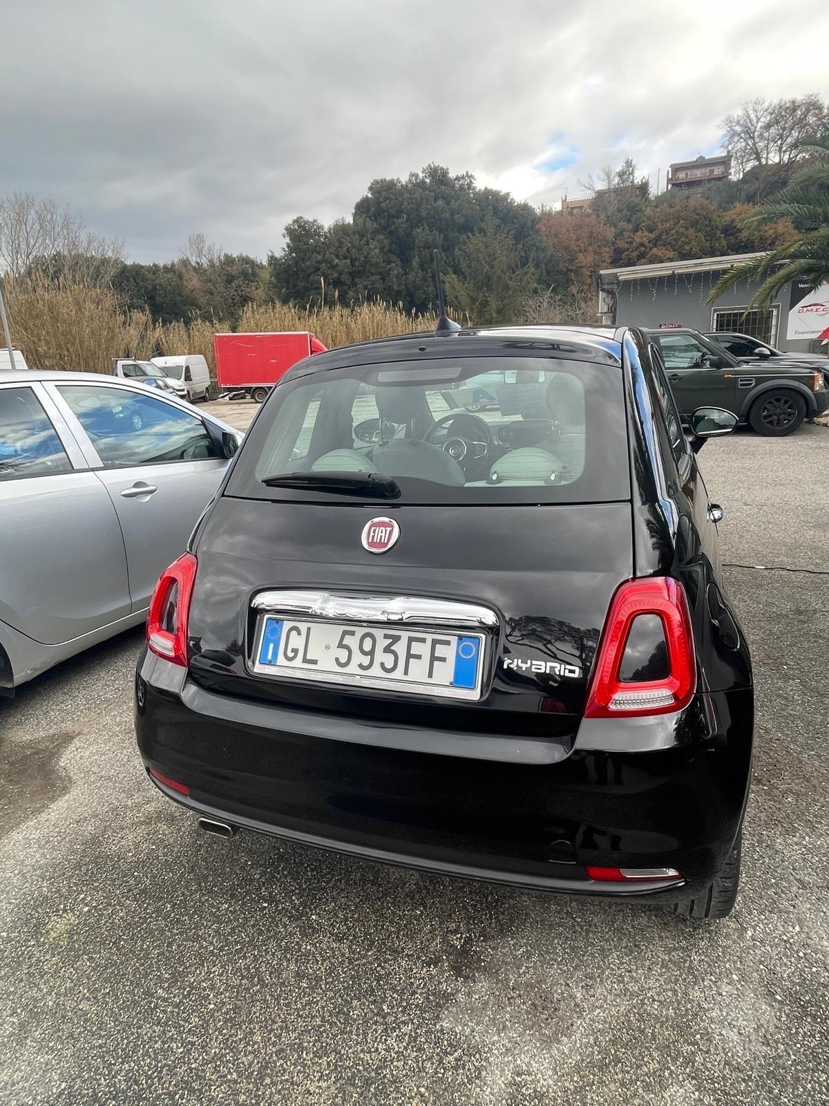 Fiat 500 HIBRID DOLCEVITA NEO PATENTATI TETTO PANORAMICO APPLE CAR PLAY BLUETOOTH CRUISE FULL LED