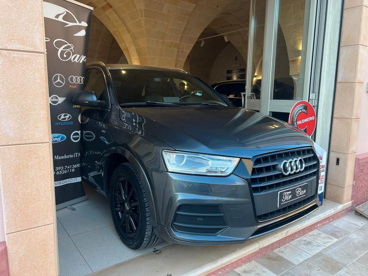 AUDI Q3 S-LINE 2.0 TDI 150CV PELLE NAVI CRUISE ANNO 2017