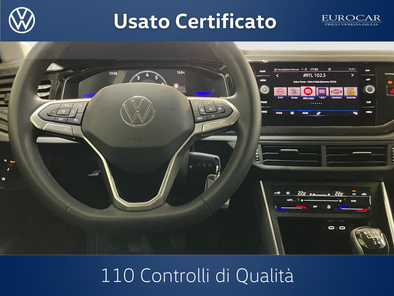 Volkswagen Taigo 1.0 tsi life 110cv