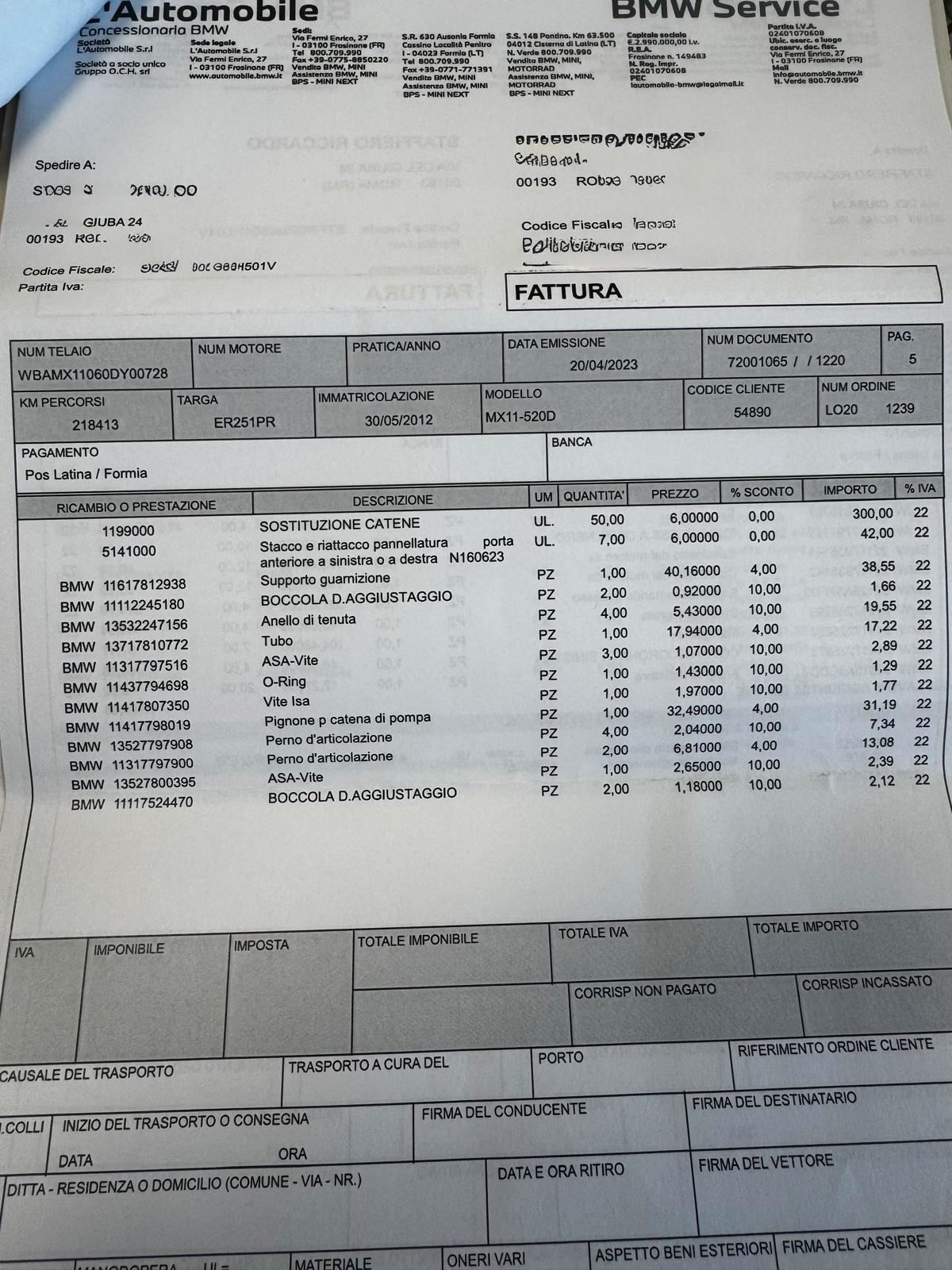 Bmw 520d Touring Futura automatica