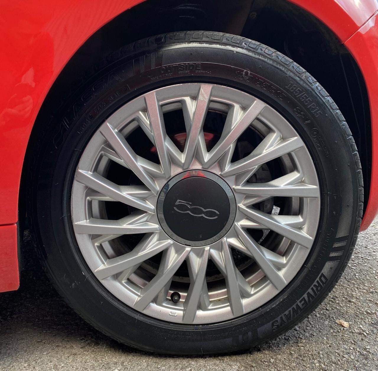 Fiat 500 1.2 GPL 69cv “Lounge” -ROSSO CORALLO