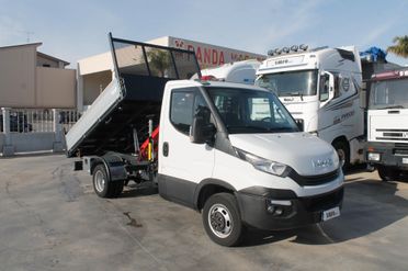 Iveco daily 35-140 cassone ribaltabile trilaterale e grù nuovi.