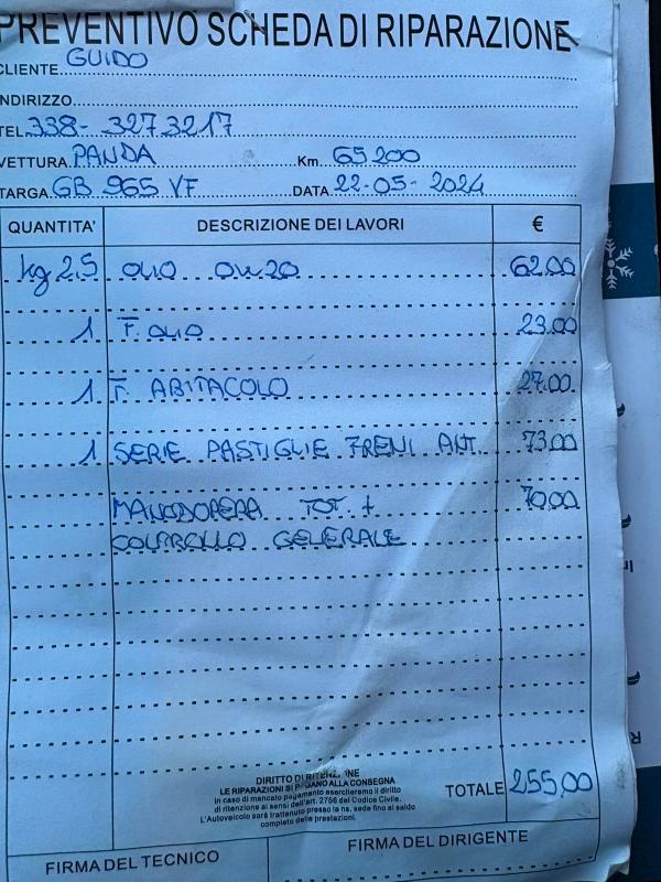 Fiat Panda 1.0 hybrid Easy Connect s&s 70cv ADATTA NEOPATENTATI