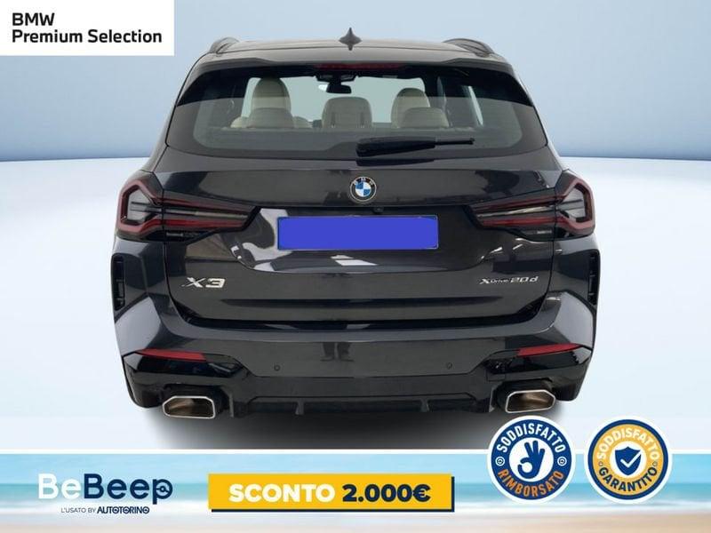 BMW X3 XDRIVE20D MHEV 48V MSPORT AUTO
