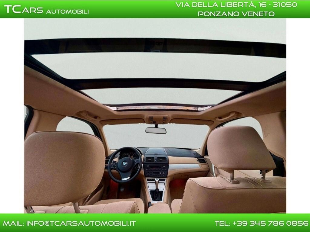 BMW X3 2.0d TETTO APRIBILE-TRAZ.INTEGRALE