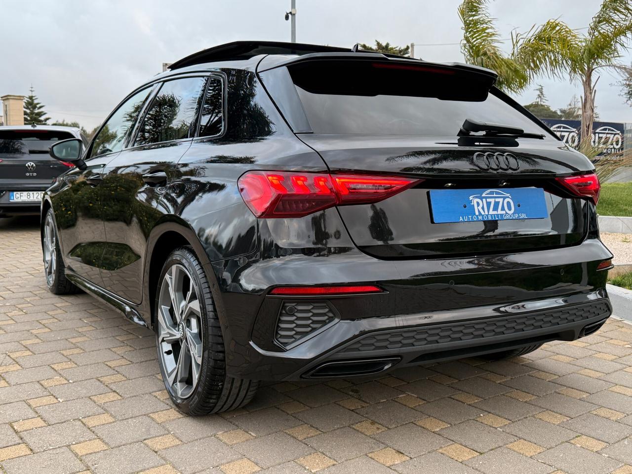 AUDI A3 SPB 35 TDI S LINE TRONIC TETTO B&O IDENTITY BLACK RS INTERN 11/2020