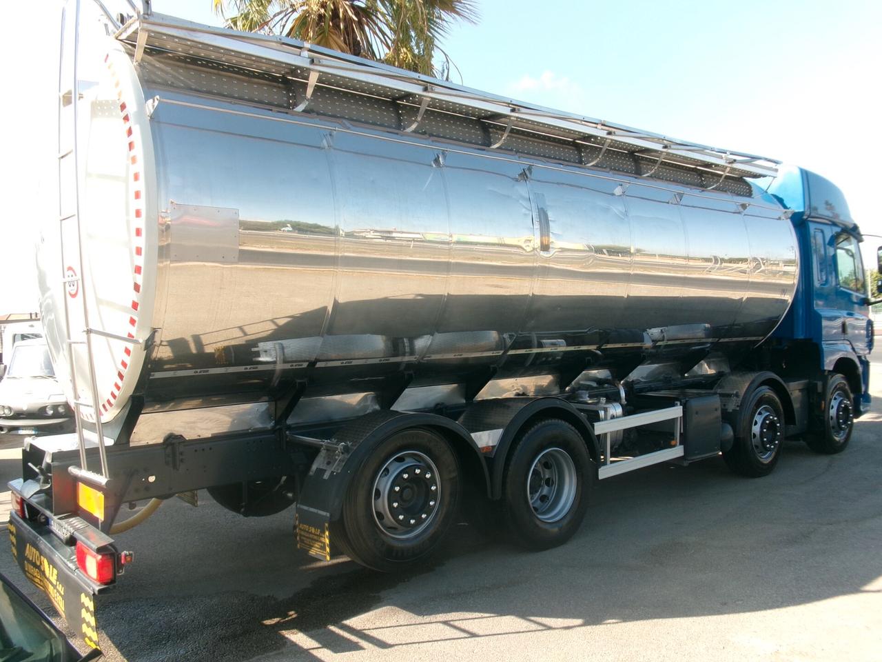 DAF CF 460 E6 4 ASSI CISTERNA LATT 31500L ATP 5/26