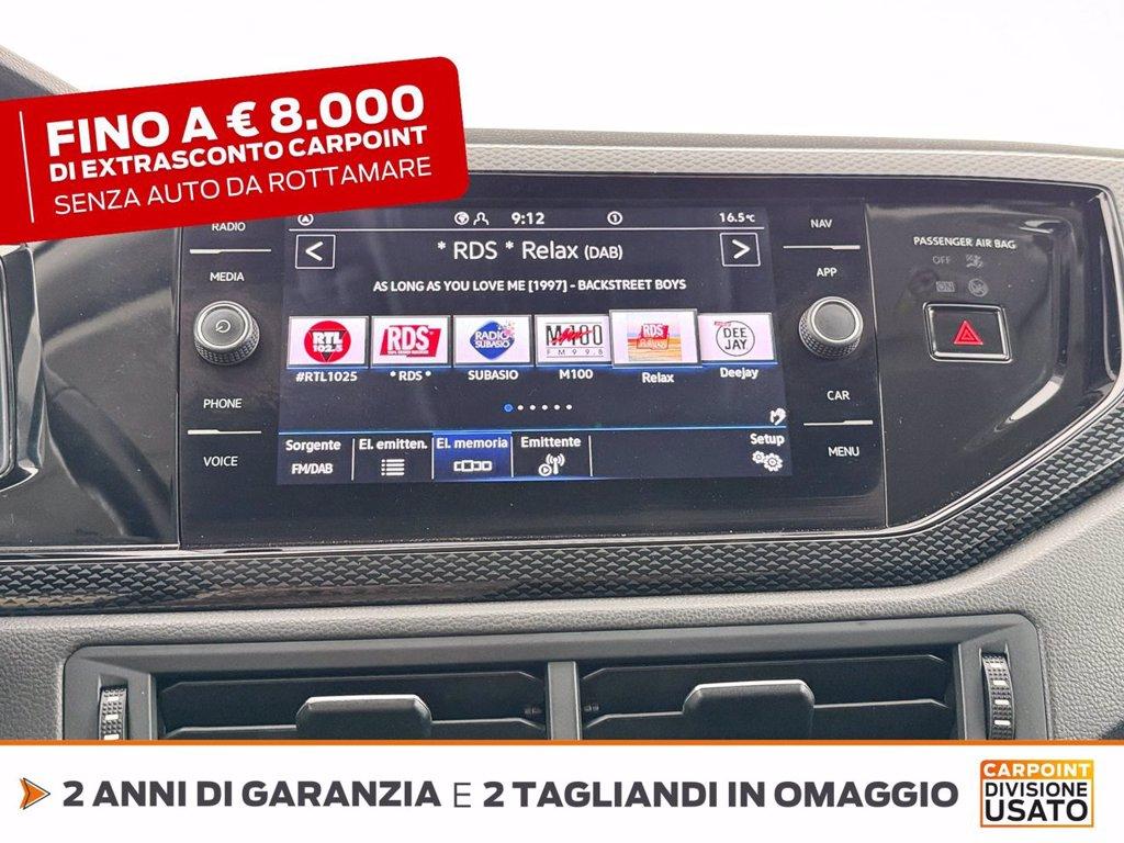 VOLKSWAGEN Taigo 1.0 tsi life 95cv del 2022