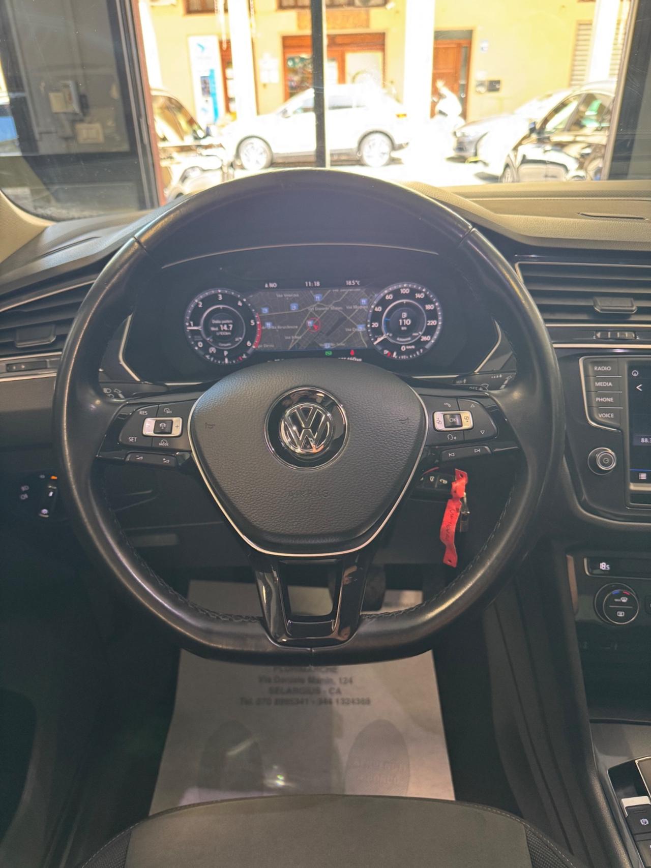 VW TIGUAN 2.0 TDI 150 CV DSG FINANZIABILE