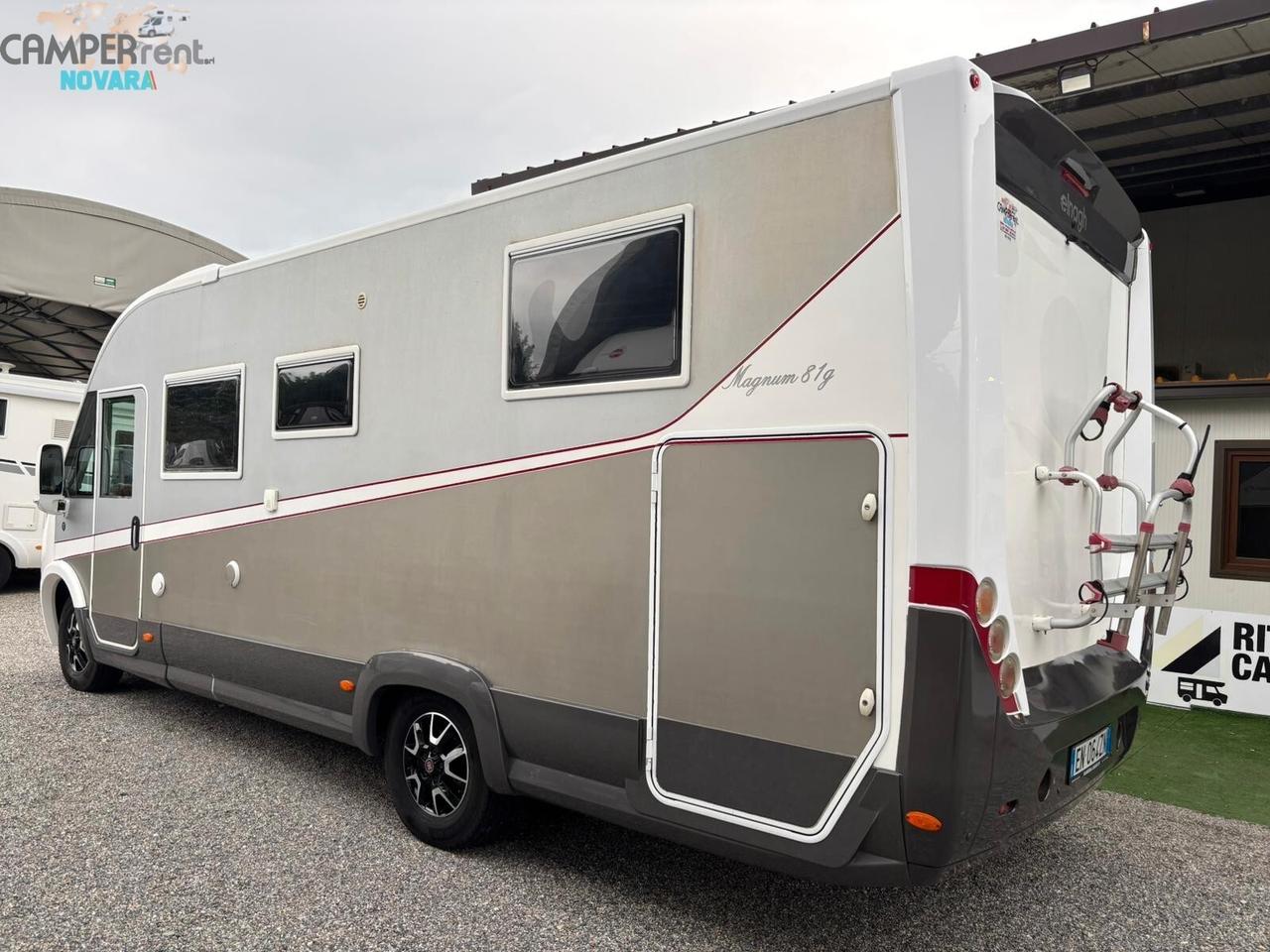 ELNAGH MAGNUM 81G - motorhome con letto nautico in coda e maxi garage