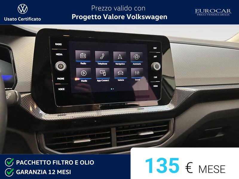 Volkswagen T-Cross 1.0 tsi life 115cv dsg