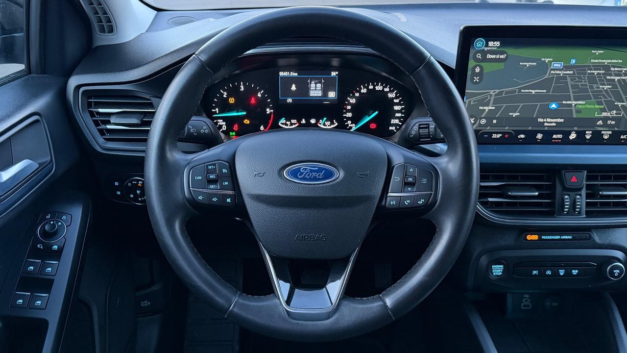 FORD FOCUS SW 1.5 ACTIVE DESIGN AT8 115 CV - FULL LED, CARPLAY, NEOPATENTATI