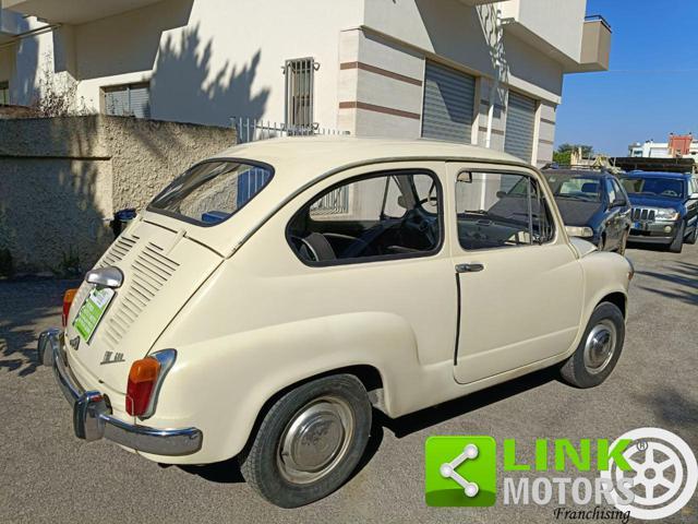 FIAT 600 D FANALONA LIBRETTO E TARGHE ORIGINALI