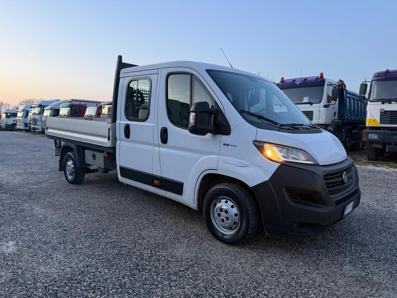 Fiat Ducato 2.3 DOKA 7 posti cassone fisso Euro6D