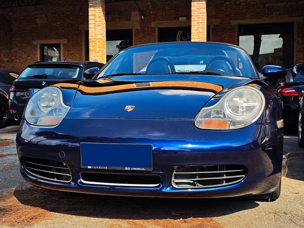 Boxster 3.2 S MANUALE _ BLU LAPIS _ 3.2S _ SERVICE BOOK _ PELLE ALCANTARA _ GARANZIA 12 MESI